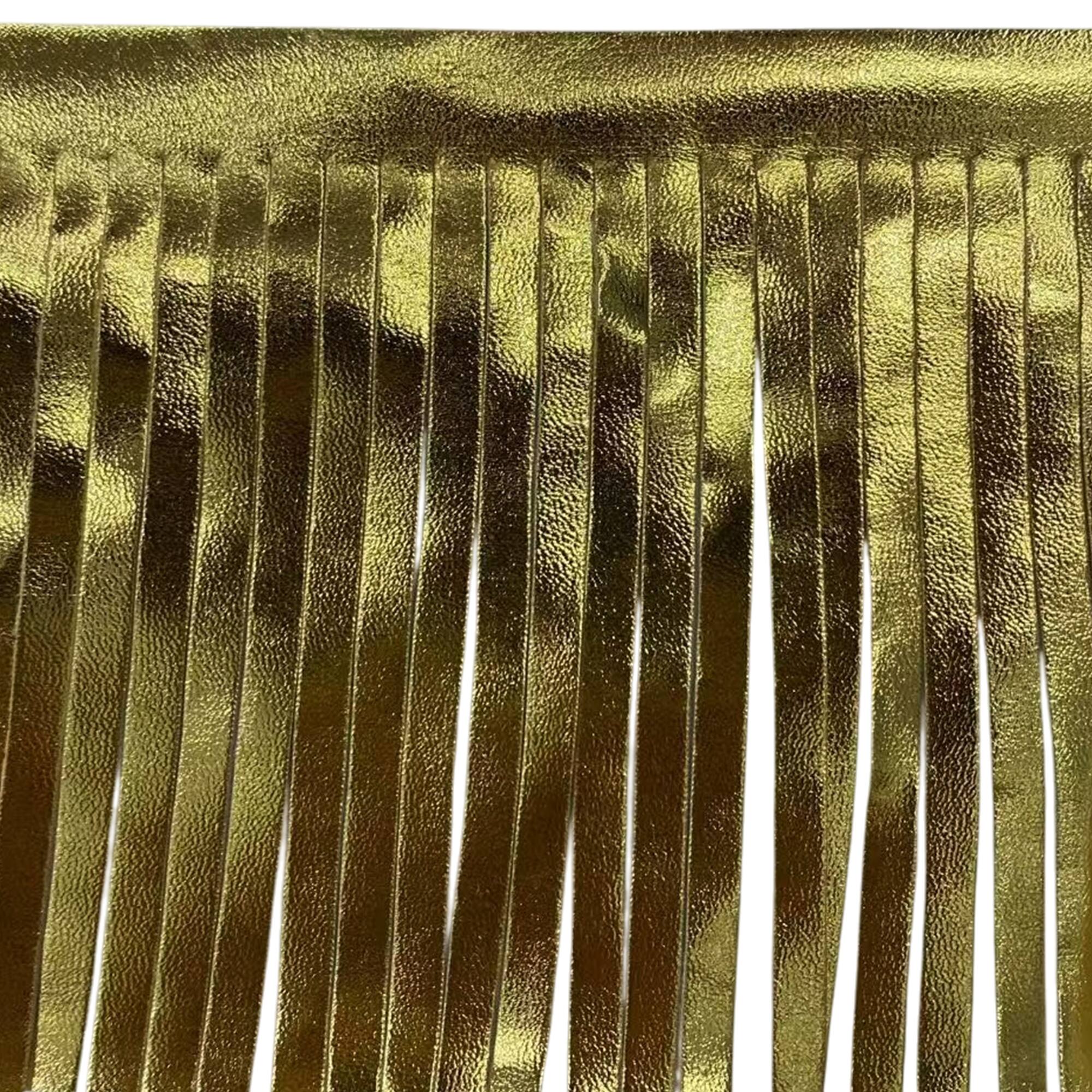 4" Faux Leather Fringe Trim by Celebrate It